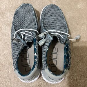 Hey Dude Gray Slip-On Sneakers